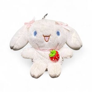 Sanrio Cinnamoroll with Strawberry Accessory Plush Keychain